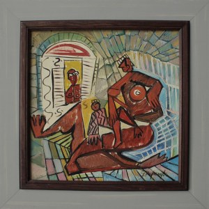 Józef Popczyk, Composizione con tre figure