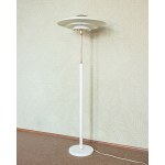 Floor lamp—dish-shaped, Belid, Denmark, 1970s–1980s.