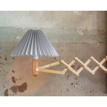 Wooden scissor lamp, Denmark, 1990s