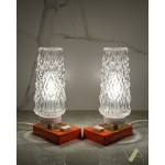 A pair of table/bedside lamps manufactured by Richard Essig, Germany, in the 1970s.
