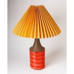 Ceramic table lamp, Denmark, 1970s.
