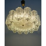 A ceiling lamp designed by Julius Theodor Kalmar, manufactured in Vienna, Austria. 1950s.