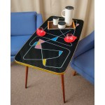 Rockabilly-style coffee table, Germany, 1950s/1960s.