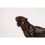 French school, early 20th century, bronze tiger