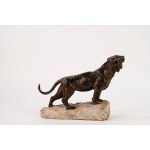 French school, early 20th century, bronze tiger