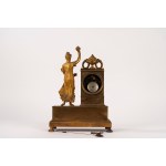 Gilded bronze pendulum clock, 19th century