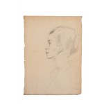 Emilio Ambron (Rím 1905 – Florencia 1996) Súbor štyroch kresieb zobrazujúcich ženské profily