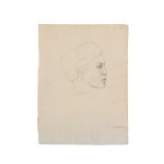 Emilio Ambron (Rím 1905 – Florencia 1996) Súbor štyroch kresieb zobrazujúcich ženské profily