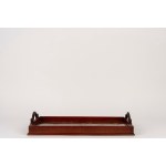 Plateau en bois avec incrustations laquées, Japon, période Meiji