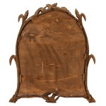 Carved and gilded wooden mirror with ears of corn, late 19th century–early 20th century