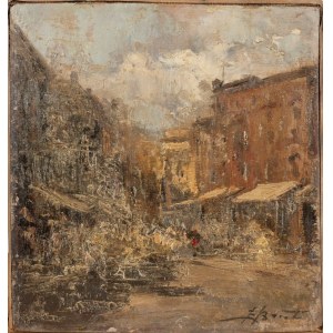 Ezelino Briante (Naples, 1901 – Rome, 1971) City View
