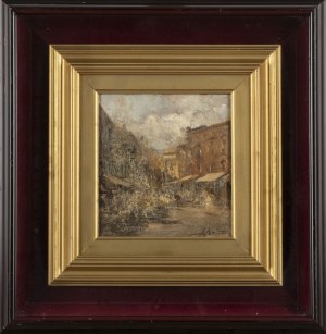 Ezelino Briante, (Napoli 1901 - Roma 1971) City view