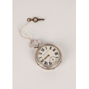 Silver pocket watch, Birmingham, England, 1903