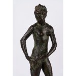 Nicola Rubino (Alcamo, April 3, 1905 – Rome, February 25, 1984) Bronze figure of a woman, 1943