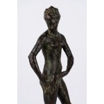 Nicola Rubino (Alcamo, April 3, 1905 – Rome, February 25, 1984) Bronze figure of a woman, 1943