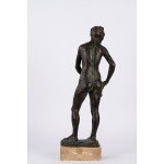 Nicola Rubino (Alcamo, April 3, 1905 – Rome, February 25, 1984) Bronze figure of a woman, 1943