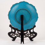 Large cloisonné enamel plate, China, 20th century