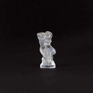 Lalique, rzeźba z satynowego kryształu „Pan i Diana”