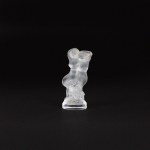 Lalique, rzeźba z satynowego kryształu „Pan i Diana”