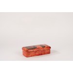 Lacquered and painted wooden and parchment box, Aldo Tura, 1950s