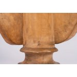 Large terracotta bust of Apollo