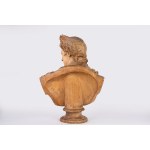 Large terracotta bust of Apollo