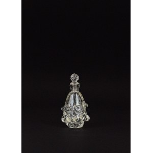 Murano glass Mugnoni bottle with stopper, probably Ercole Barovier, 1950s
