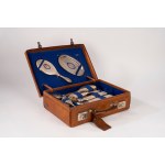 900 Silver Dressing Table Set, Grassi Napoli