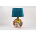 Ugo Zaccagnini, Ceramic table lamp shaped like a globe