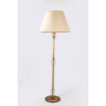 Floor lamp with a torchon stem made of Murano glass
