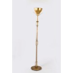 Floor lamp with a torchon stem made of Murano glass