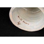 Three glazed earthenware sculpture groups, Bunato Bassano