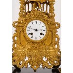 Gilded bronze pendulum clock, 19th century