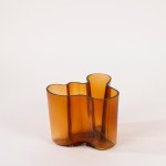 Alvar Aalto, Amber Glass Vase, 1991