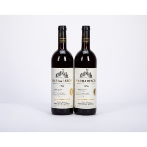 Włochy – Barbaresco / BARBARESCO, BRUNO GIACOSA WHITE LABEL, 1996 (2 butelki)