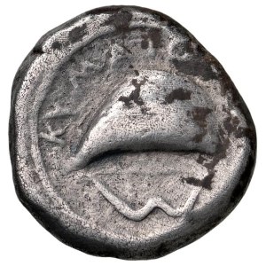 Greek coins - CAMPANIA Cuma - Didramma (circa 450-423 a.C.) Test...