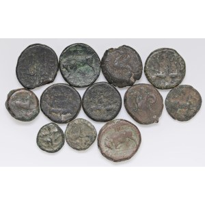 Greek coins - Set of 12 coins as shown in the photo...