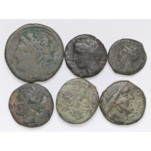 Greek coins - Set of six coins as shown in the photo...
