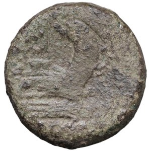 Roman Coins of the Republic - Anonymous - As (after 211 B.C.) Head of Janus -...