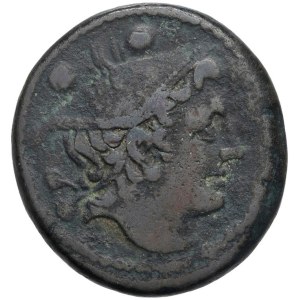 Roman Coins of the Republic - Anonymous - Sestans (circa 217–215 B.C.) Head of M...