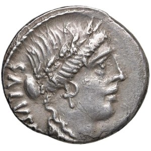 Roman Coins of the Republic - Acilia - Man. Acilius Glabrio - Denarius (49 BC) ...