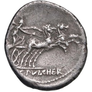 Roman coins Republic - Claudia - Ap. Claudius Pulcher - Denario (111-110 ...