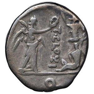Roman Coins of the Republic - Cloulia - T. Cloulius - Quinario (98 B.C.) Head...