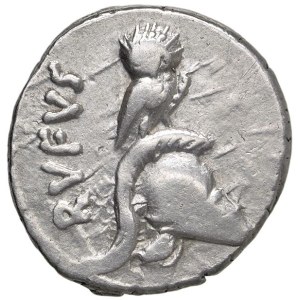 Roman coins Republic - Cordia - Mn. Cordius Rufus - Denario (46 a.C.) Elm...
