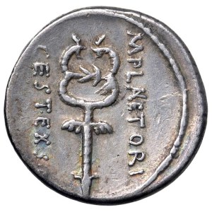 Roman Coins of the Republic - Praetoria - M. Plaetorius, son of M. Cestianus - Denarii...