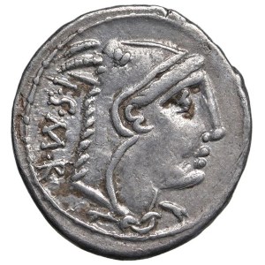 Roman Coins of the Republic - Thoria - L. Thorius Balbus - Denarius (105 B.C.) Te...