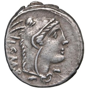 Roman coins Republic - Thoria - L. Thorius Balbus - Denario (105 a.C.) Te...