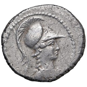 Roman Republic Coins - Vibia - C. Vibius Varus - Denarius (42 B.C.) Bust ...