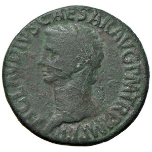 Römische Münzen aus der Kaiserzeit – Claudius (41–54) As – Kopf nach links – R/ Die Freiheit …