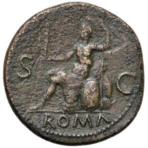 Roman Empire Coins - Nero (54–68) Sesterce - Laureate head facing right - R...